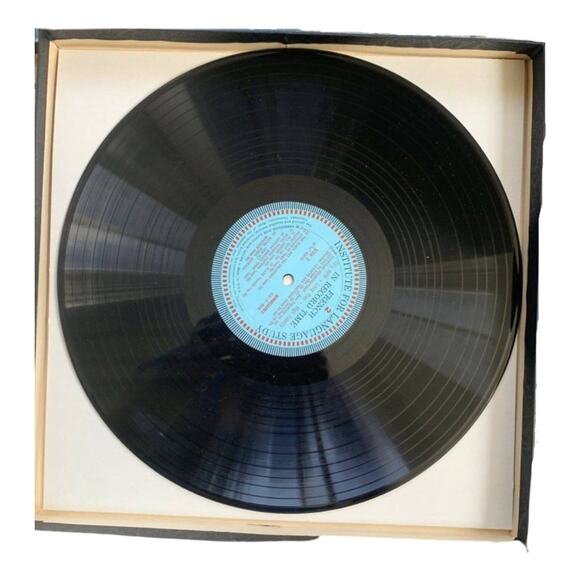 Learn French In Record Time 2x12" LP Hi Fidelity 1958 Columbia MINT No Book - Picture 8 of 12